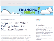 Tablet Screenshot of financingthedream.com